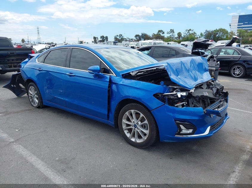 2019 Ford Fusion VIN 3FA6P0SU0KR173984 IAAI salvage auction — ALL OVER, Salvage (California), sold $1,050 on 2026-07-09 (photo 1)