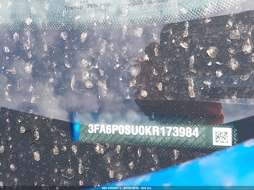 2019 Ford Fusion VIN 3FA6P0SU0KR173984 IAAI salvage auction — ALL OVER, Salvage (California), sold $1,050 on 2026-07-09 (photo 9)