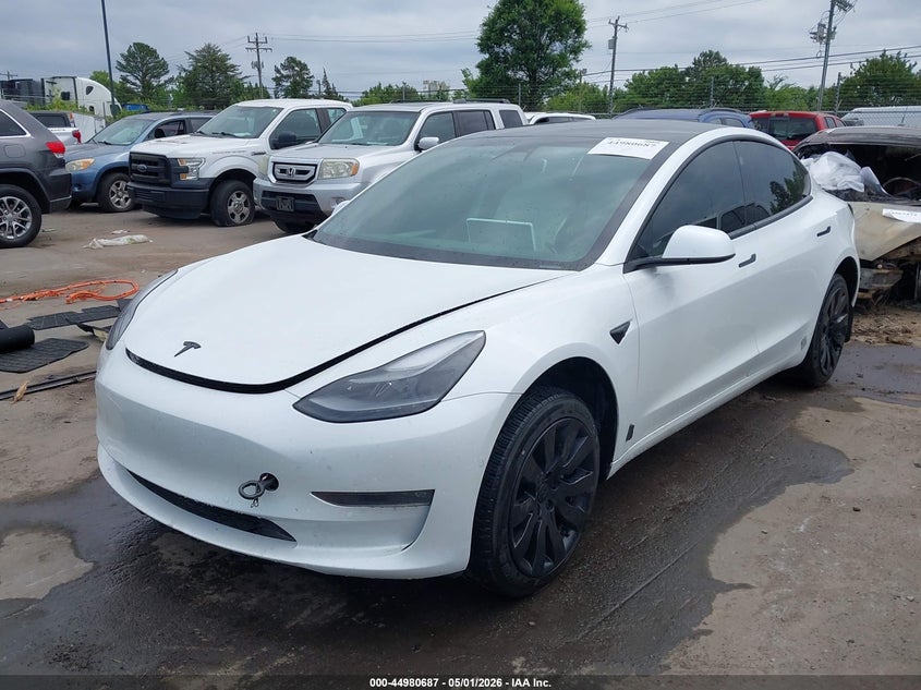 2021 Tesla Model 3 VIN 5YJ3E1EB6MF993011 IAAI salvage auction — MECHANICAL, Wait Title, sold $6,200 on 2026-07-26 (photo 2)