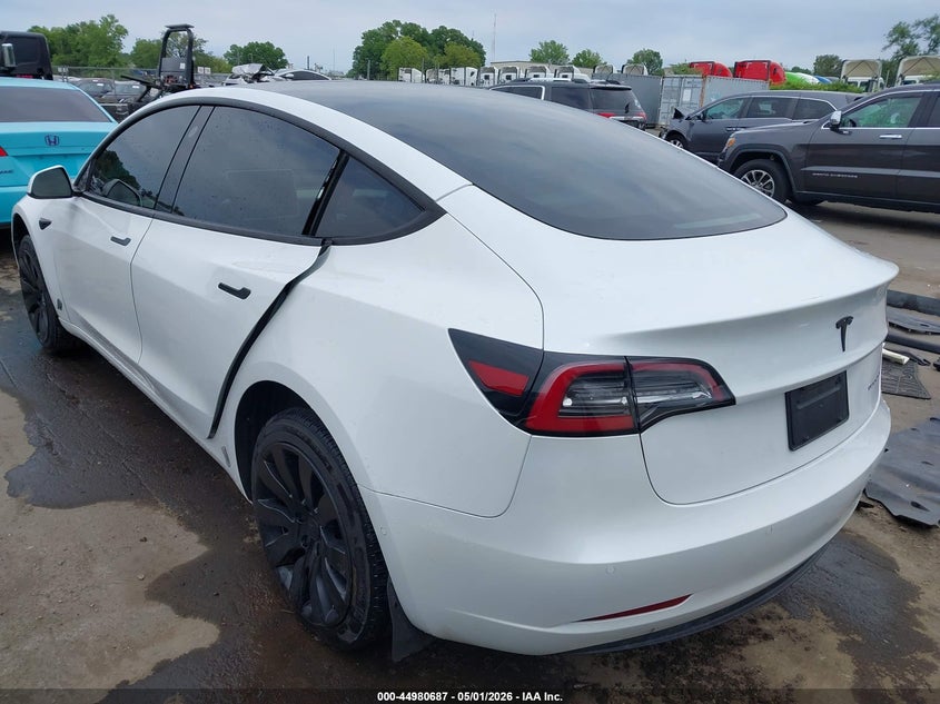 2021 Tesla Model 3 VIN 5YJ3E1EB6MF993011 IAAI salvage auction — MECHANICAL, Wait Title, sold $6,200 on 2026-07-26 (photo 3)