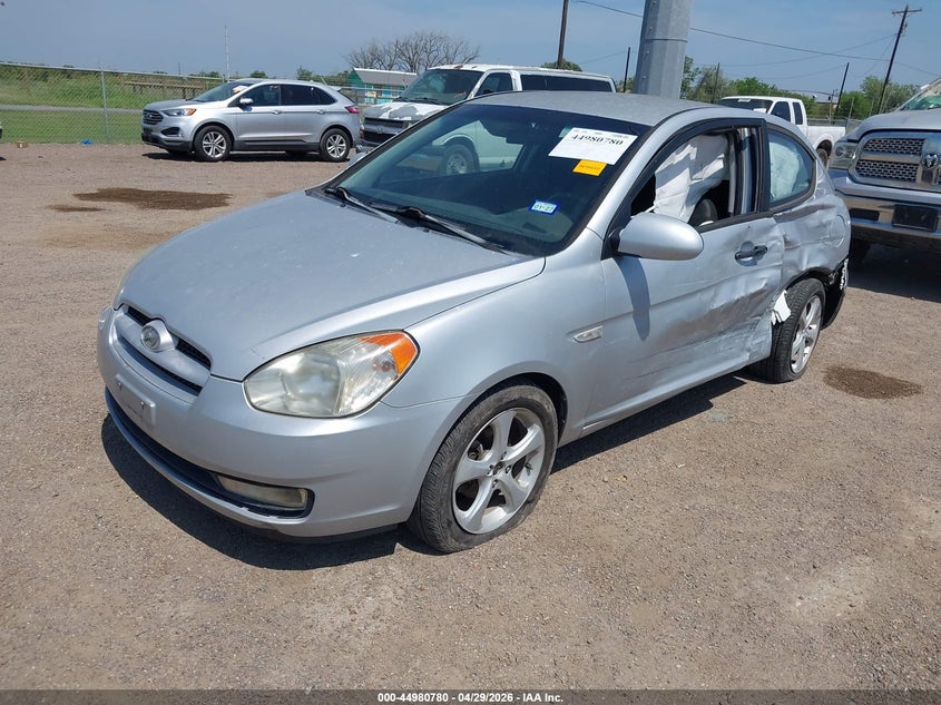 2007 Hyundai Accent VIN KMHCN36C17U044024 IAAI salvage auction — LEFT SIDE, Salvage (Texas), sold $200 on 2026-07-07 (photo 2)