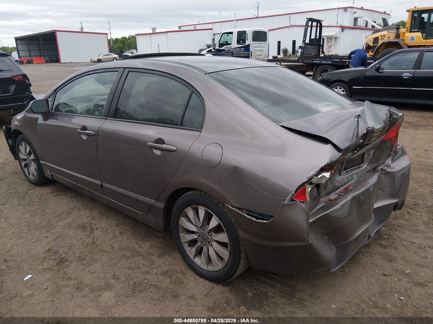 2010 Honda Civic VIN 2HGFA1F8XAH523549 IAAI salvage auction — FRONT & REAR, Salvage (Idaho), sold $475 on 2026-07-31 (photo 3)