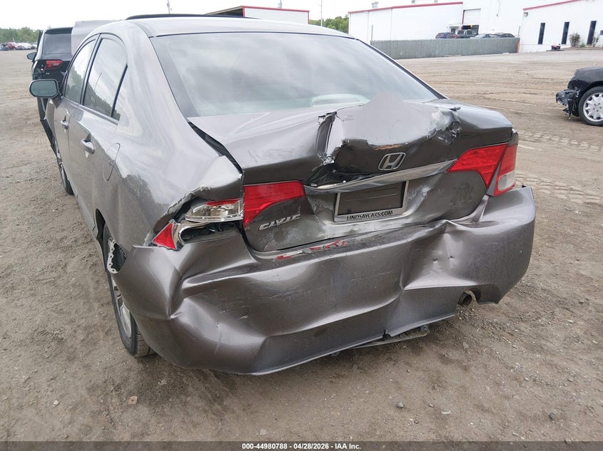 2010 Honda Civic VIN 2HGFA1F8XAH523549 IAAI salvage auction — FRONT & REAR, Salvage (Idaho), sold $475 on 2026-07-31 (photo 6)