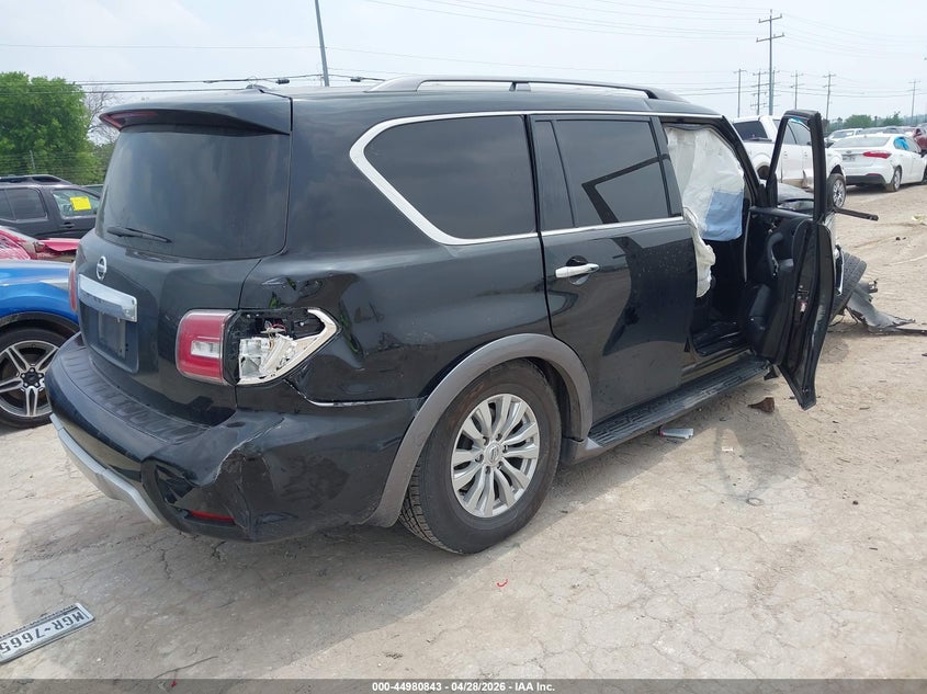 2018 Nissan Armada VIN JN8AY2ND6J9053548 IAAI salvage auction — FRONT & REAR, Salvage Title, sold $1,800 on 2026-07-06 (photo 4)