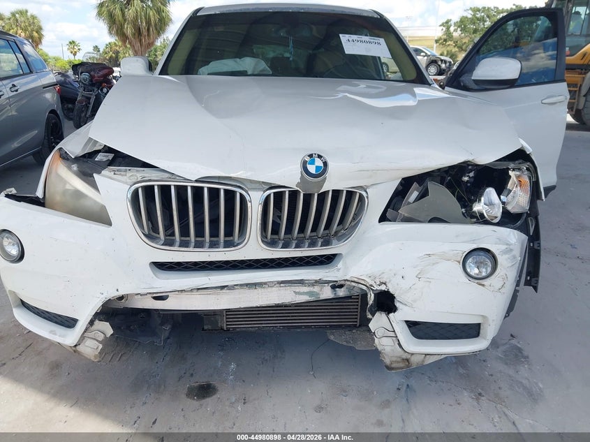 2014 BMW X3 VIN 5UXWX9C54E0D33408 IAAI salvage auction — FRONT END, Salvage Title, sold $775 on 2026-07-14 (photo 6)