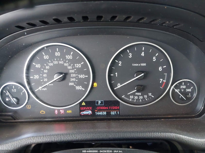 2014 BMW X3 VIN 5UXWX9C54E0D33408 IAAI salvage auction — FRONT END, Salvage Title, sold $775 on 2026-07-14 (photo 7)
