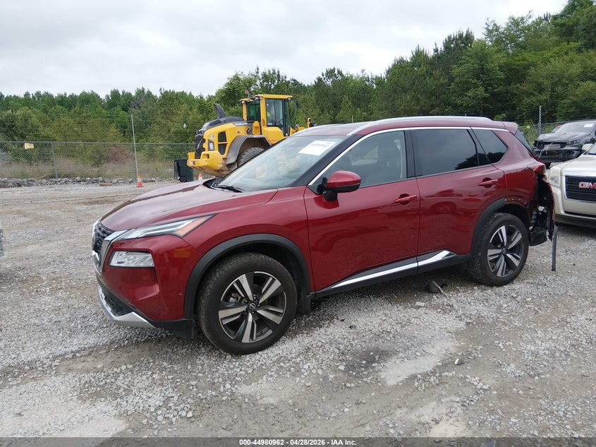 2023 Nissan Rogue VIN JN8BT3DC6PW108365 IAAI salvage auction — REAR END, Salvage Title, sold $9,100 on 2026-07-05 (photo 2)