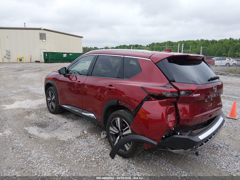 2023 Nissan Rogue VIN JN8BT3DC6PW108365 IAAI salvage auction — REAR END, Salvage Title, sold $9,100 on 2026-07-05 (photo 3)