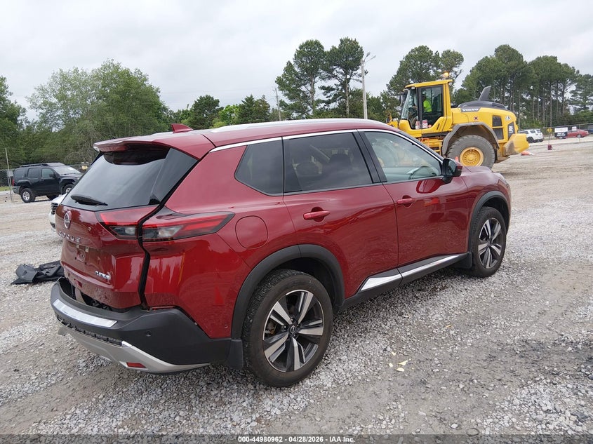 2023 Nissan Rogue VIN JN8BT3DC6PW108365 IAAI salvage auction — REAR END, Salvage Title, sold $9,100 on 2026-07-05 (photo 4)