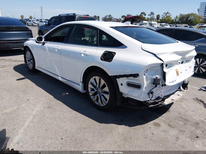 2023 Toyota Mirai VIN JTDAAAAAXPA010599 IAAI salvage auction — FRONT & REAR, Salvage Title, sold $1,700 on 2026-07-30 (photo 3)