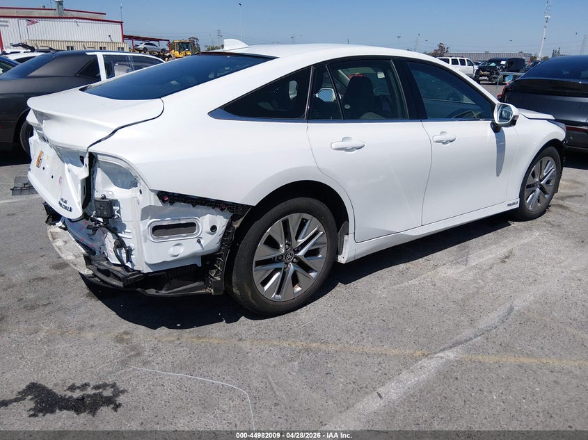 2023 Toyota Mirai VIN JTDAAAAAXPA010599 IAAI salvage auction — FRONT & REAR, Salvage Title, sold $1,700 on 2026-07-30 (photo 4)