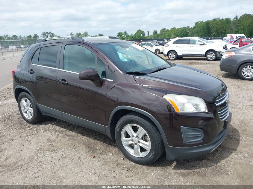 2015 Chevrolet Trax VIN KL7CJLSBXFB264508 IAAI salvage auction — LEFT SIDE, Clear (South Carolina), sold $900 on 2026-07-08 (photo 1)