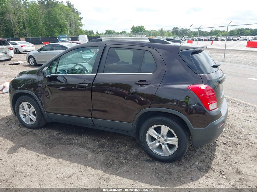 2015 Chevrolet Trax VIN KL7CJLSBXFB264508 IAAI salvage auction — LEFT SIDE, Clear (South Carolina), sold $900 on 2026-07-08 (photo 3)