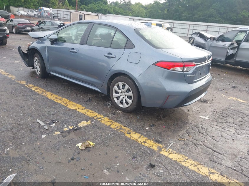 2022 Toyota Corolla VIN JTDEPMAE6NJ225298 IAAI salvage auction — FRONT END, Salvage (Georgia), sold $3,100 on 2026-07-29 (photo 3)