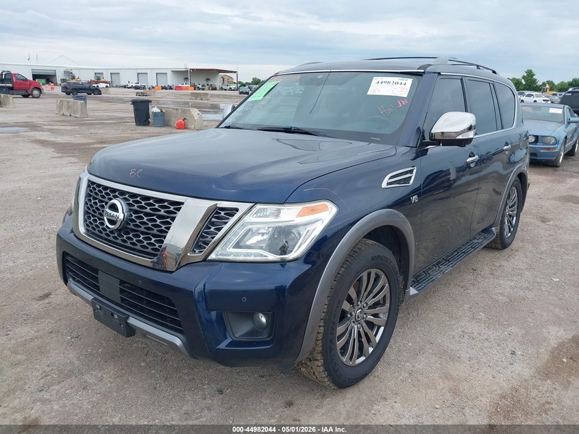 2018 Nissan Armada VIN JN8AY2NF3J9332859 IAAI salvage auction — REAR END, Original (Texas), sold $4,700 on 2026-07-29 (photo 2)