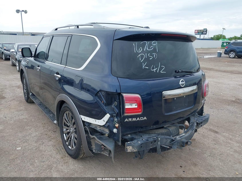 2018 Nissan Armada VIN JN8AY2NF3J9332859 IAAI salvage auction — REAR END, Original (Texas), sold $4,700 on 2026-07-29 (photo 3)