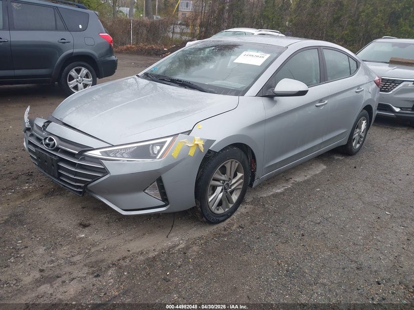 2020 Hyundai Elantra VIN KMHD84LF7LU078706 IAAI salvage auction — FRONT END, Salvage (Rhode Island), sold $2,200 on 2026-07-14 (photo 2)