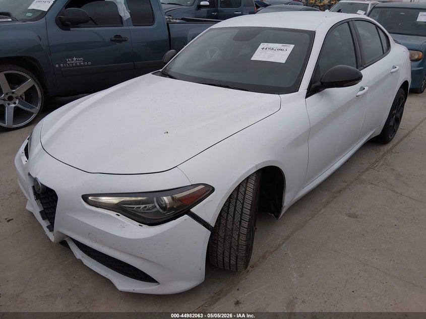 2019 Alfa romeo Giulia VIN ZARFAMAN7K7611720 IAAI salvage auction — FRONT END, Original (Texas), sold $4,250 on 2026-08-11 (photo 2)