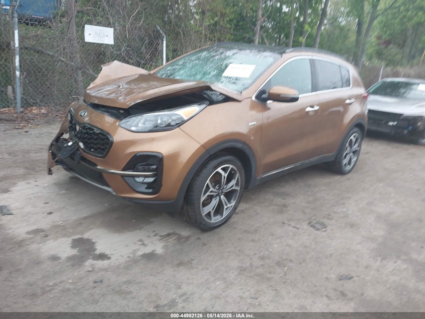 2020 Kia Sportage VIN KNDPRCA64L7666640 IAAI salvage auction — FRONT END, Salvage (Rhode Island), sold $250 on 2026-07-28 (photo 2)