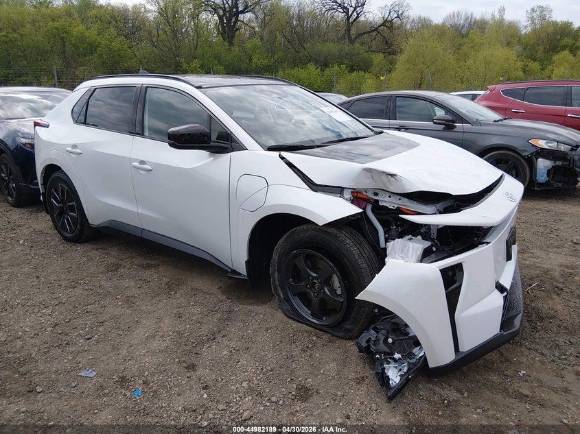 2026 Toyota Bz4x VIN JTMBDAFB8TA007384 IAAI salvage auction — FRONT END, Salvage (Illinois), sold $11,750 on 2026-07-09 (photo 1)