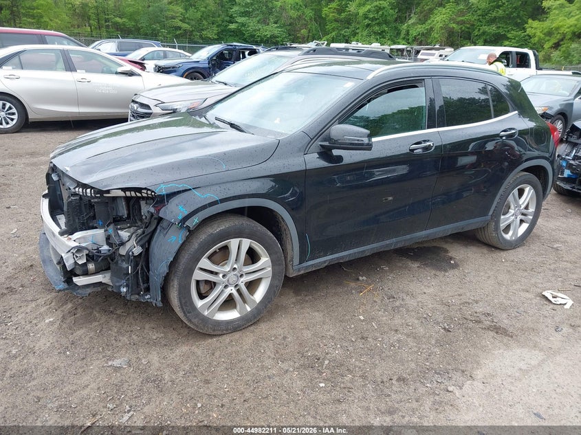 2017 Mercedes-benz Gla-klasse VIN WDCTG4GB7HJ319080 IAAI salvage auction — FRONT END, Salvage (Massachusetts), sold $2,400 on 2026-08-07 (photo 2)