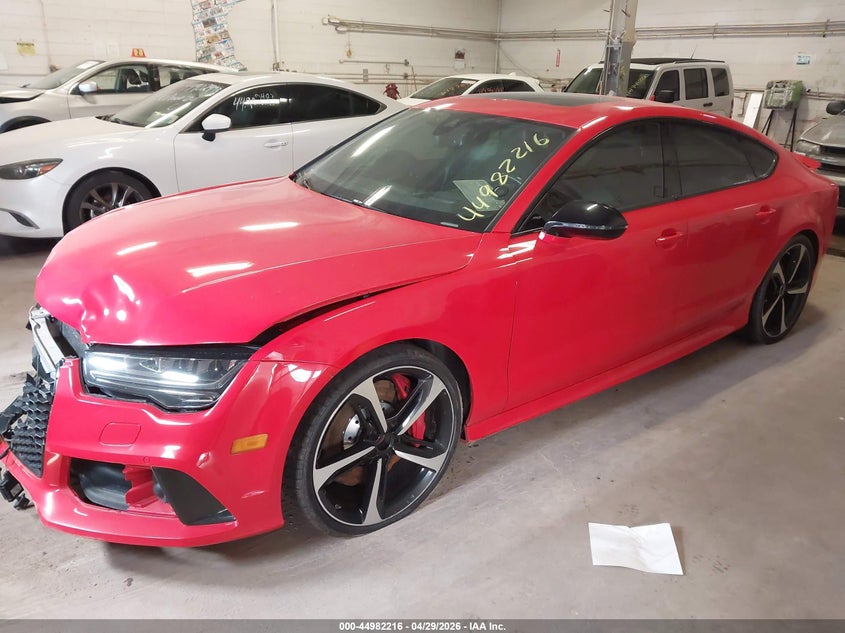 2016 Audi Rs7 VIN WUAW2AFC7GN900096 IAAI salvage auction — FRONT END, Salvage (Minnesota), sold $10,750 on 2026-07-15 (photo 2)