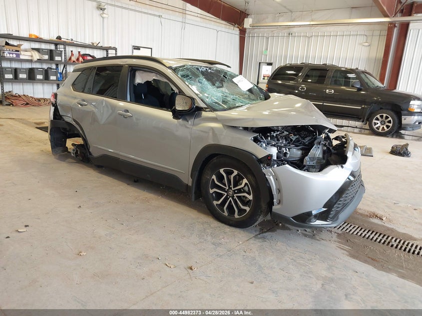 2025 Toyota Corolla cross VIN 7MUFBABG8SV079265 IAAI salvage auction — FRONT END, Salvage Title, sold $25 on 2026-07-20 (photo 1)