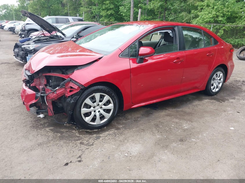 2021 Toyota Corolla VIN JTDEPMAE8MJ152045 IAAI salvage auction — FRONT END, Salvage - Greater Than 75% (Maryland), sold $2,500 on 2026-07-08 (photo 2)