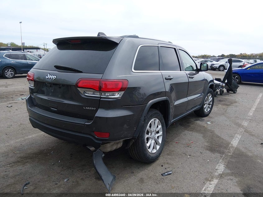 2021 Jeep Grand cherokee VIN 1C4RJFAG6MC653438 IAAI salvage auction — RIGHT REAR, Salvage (New Jersey), sold $7,500 on 2026-08-03 (photo 4)