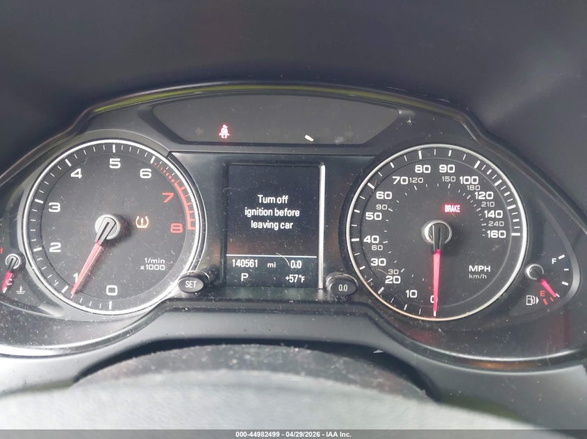 2014 Audi Q5 VIN WA1DGAFP1EA079780 IAAI salvage auction — FRONT END, Salvage (Ohio), sold $825 on 2026-07-22 (photo 7)