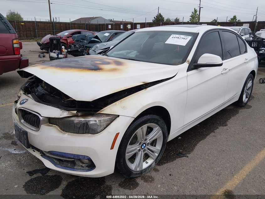 2016 BMW 3er VIN WBA8E3G52GNT79391 IAAI salvage auction — ENGINE BURN, Salvage (Colorado), sold $350 on 2026-09-15 (photo 2)