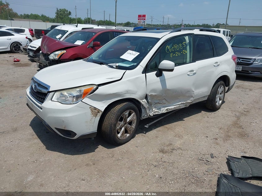 2016 Subaru Forester VIN JF2SJADC0GH562915 IAAI salvage auction — LEFT FRONT, Salvage (Texas), sold $1,375 on 2026-07-15 (photo 2)