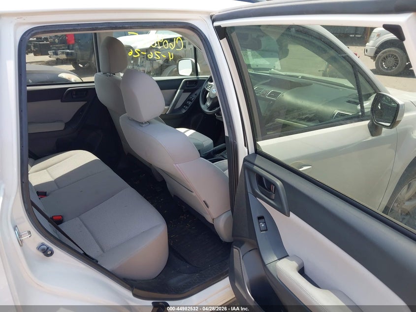 2016 Subaru Forester VIN JF2SJADC0GH562915 IAAI salvage auction — LEFT FRONT, Salvage (Texas), sold $1,375 on 2026-07-15 (photo 8)