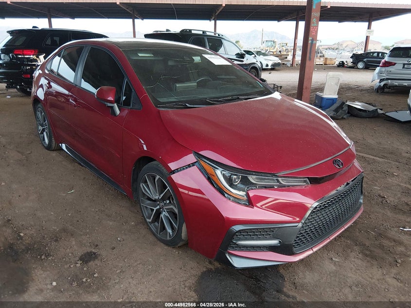 2022 Toyota Corolla VIN 5YFT4MCE3NP098552 IAAI salvage auction — LEFT FRONT, Salvage Title, sold $6,700 on 2026-07-07 (photo 1)