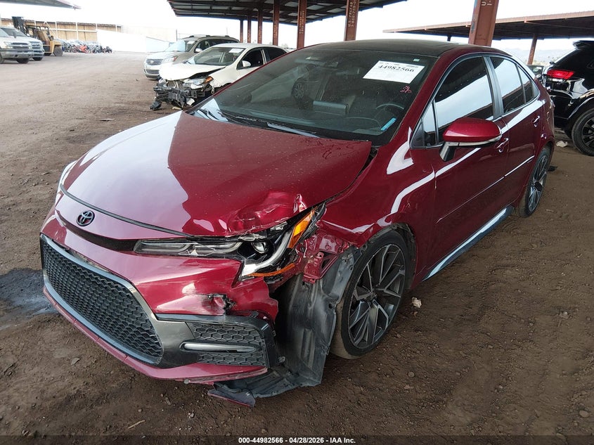 2022 Toyota Corolla VIN 5YFT4MCE3NP098552 IAAI salvage auction — LEFT FRONT, Salvage Title, sold $6,700 on 2026-07-07 (photo 2)