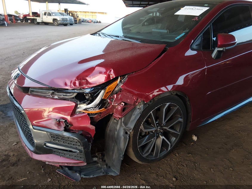 2022 Toyota Corolla VIN 5YFT4MCE3NP098552 IAAI salvage auction — LEFT FRONT, Salvage Title, sold $6,700 on 2026-07-07 (photo 6)