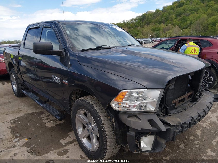 2014 Ram 1500 VIN 1C6RR7KT3ES195351 IAAI salvage auction — FRONT END, Salvage (West Virginia), sold $2,700 on 2026-07-11 (photo 1)