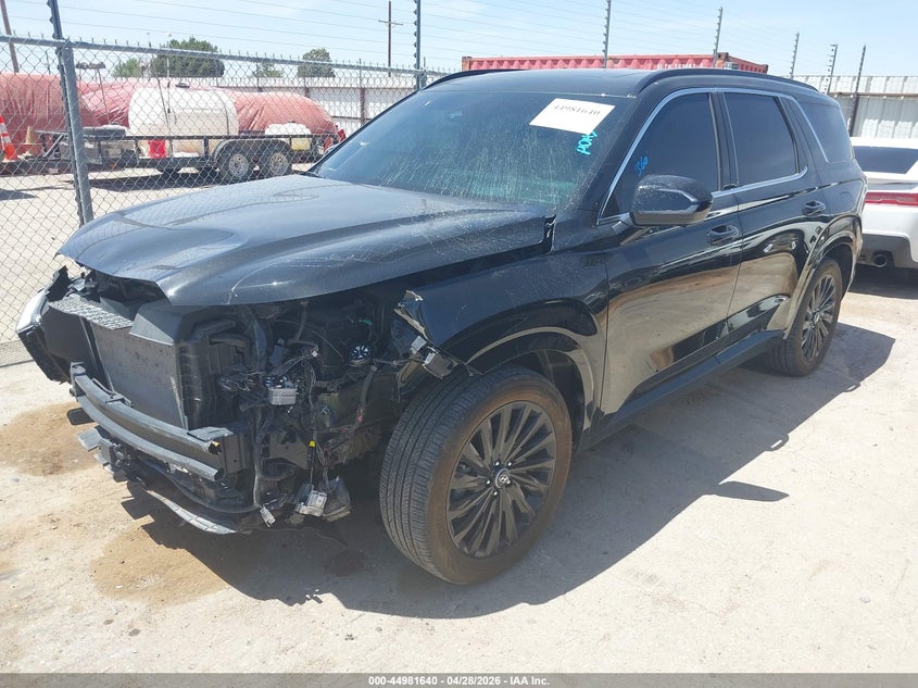 2025 Hyundai Palisade VIN KM8R7DGEXSU888887 IAAI salvage auction — FRONT END, Original (Texas), sold $15,300 on 2026-07-21 (photo 2)