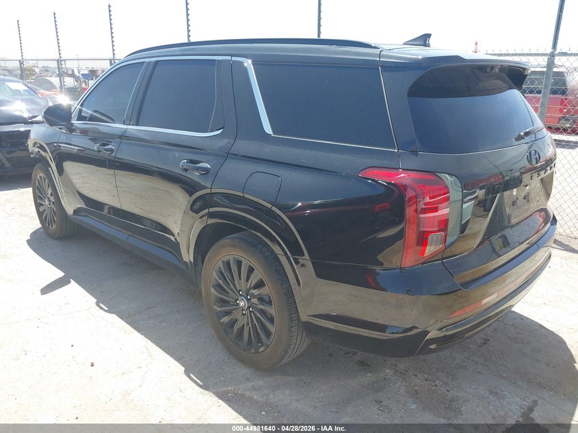 2025 Hyundai Palisade VIN KM8R7DGEXSU888887 IAAI salvage auction — FRONT END, Original (Texas), sold $15,300 on 2026-07-21 (photo 3)