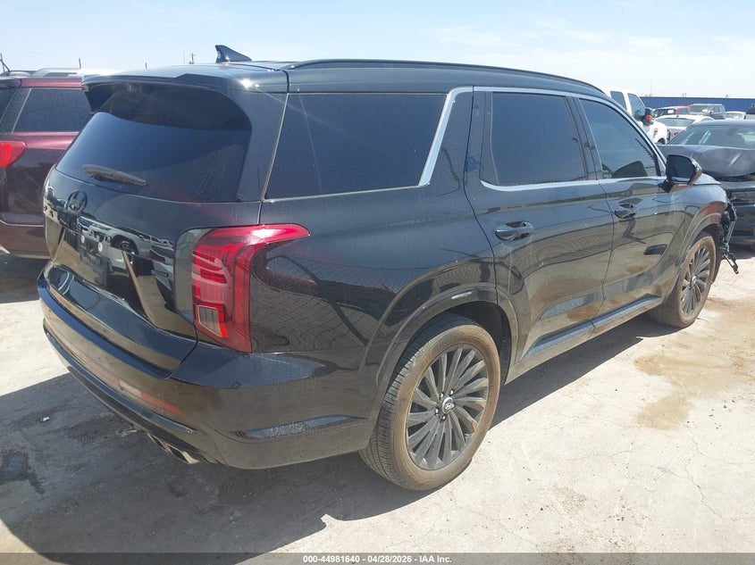 2025 Hyundai Palisade VIN KM8R7DGEXSU888887 IAAI salvage auction — FRONT END, Original (Texas), sold $15,300 on 2026-07-21 (photo 4)