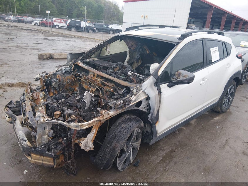 2025 Subaru Xv VIN JF2GUHDC4S8328646 IAAI salvage auction — EXTERIOR BURN, Salvage (West Virginia), sold $1,250 on 2026-07-16 (photo 2)