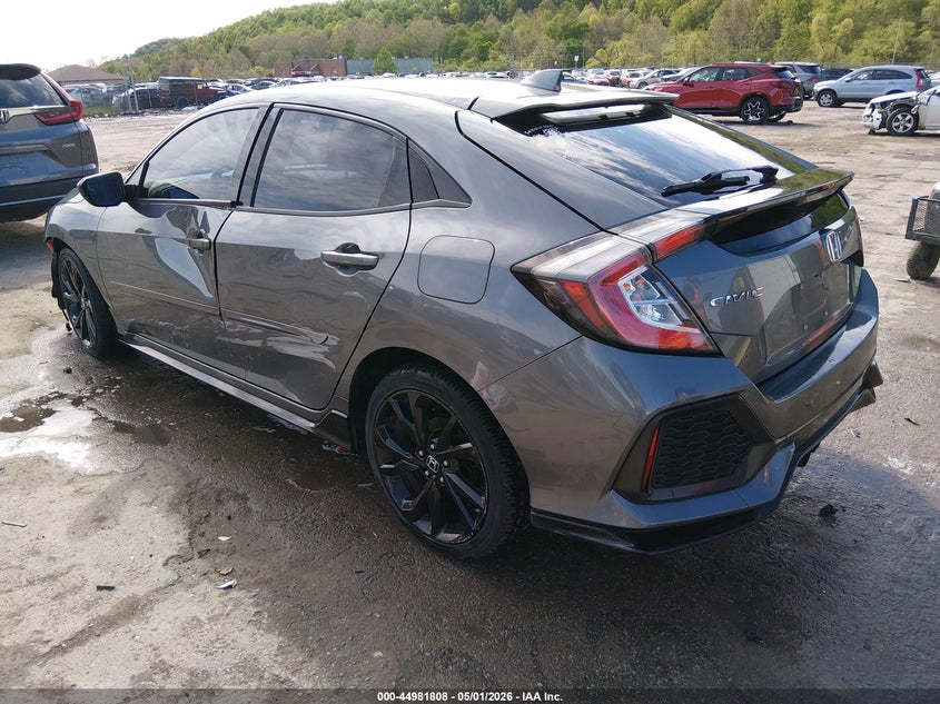 2017 Honda Civic VIN SHHFK7H45HU210660 IAAI salvage auction — SIDE, Salvage (West Virginia), sold $3,050 on 2026-07-30 (photo 3)