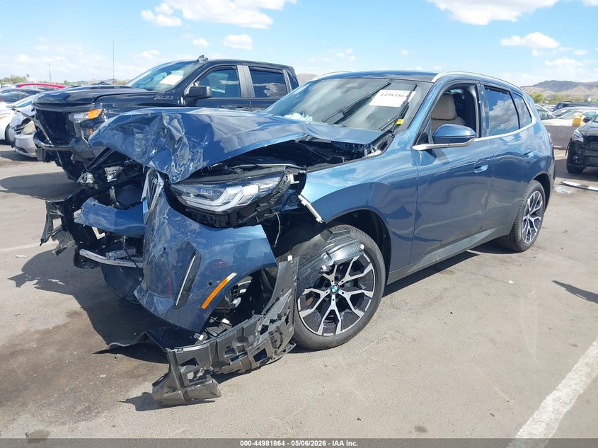 2026 BMW X3 VIN 5UX53GP00T9350237 IAAI salvage auction — FRONT END, Salvage (Arizona), sold $18,100 on 2026-07-28 (photo 2)