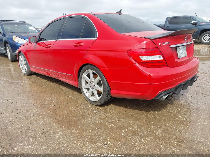 2014 Mercedes-benz C-klasse VIN WDDGF4HB3EA956915 IAAI salvage auction — FRONT END, Original (Texas), sold $925 on 2026-08-03 (photo 3)