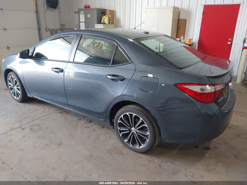 2016 Toyota Corolla VIN 5YFBURHE0GP433593 IAAI salvage auction — RIGHT REAR, Salvage (Minnesota), sold $3,500 on 2026-07-08 (photo 3)