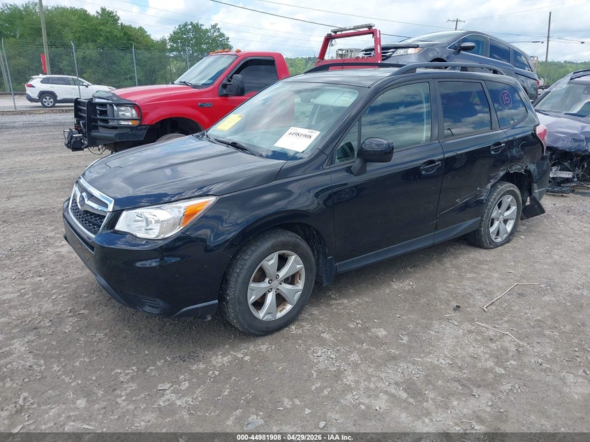 2016 Subaru Forester VIN JF2SJADCXGH447514 IAAI salvage auction — LEFT SIDE, Salvage Title, sold $1,250 on 2026-07-10 (photo 2)
