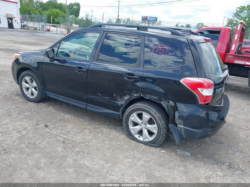 2016 Subaru Forester VIN JF2SJADCXGH447514 IAAI salvage auction — LEFT SIDE, Salvage Title, sold $1,250 on 2026-07-10 (photo 3)