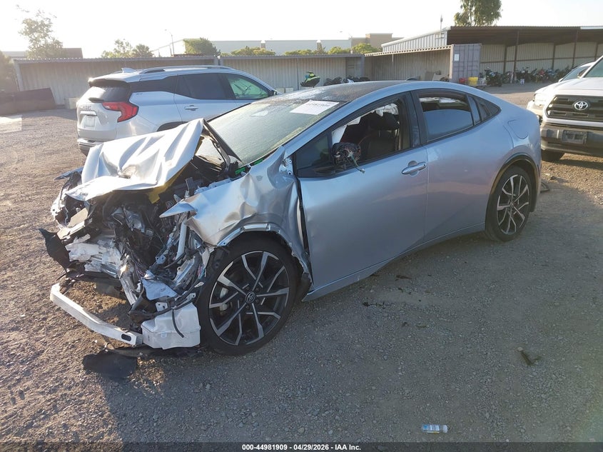 2024 Toyota Prius VIN JTDACACU6R3014657 IAAI salvage auction — FRONT END, Salvage Title, sold $4,450 on 2026-07-27 (photo 2)