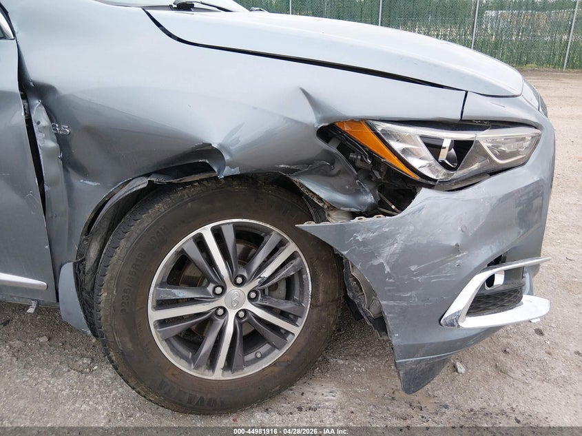 2019 Infiniti Qx60 VIN 5N1DL0MM9KC506705 IAAI salvage auction — RIGHT FRONT, Salvage (Iowa), sold $75 on 2026-07-31 (photo 6)