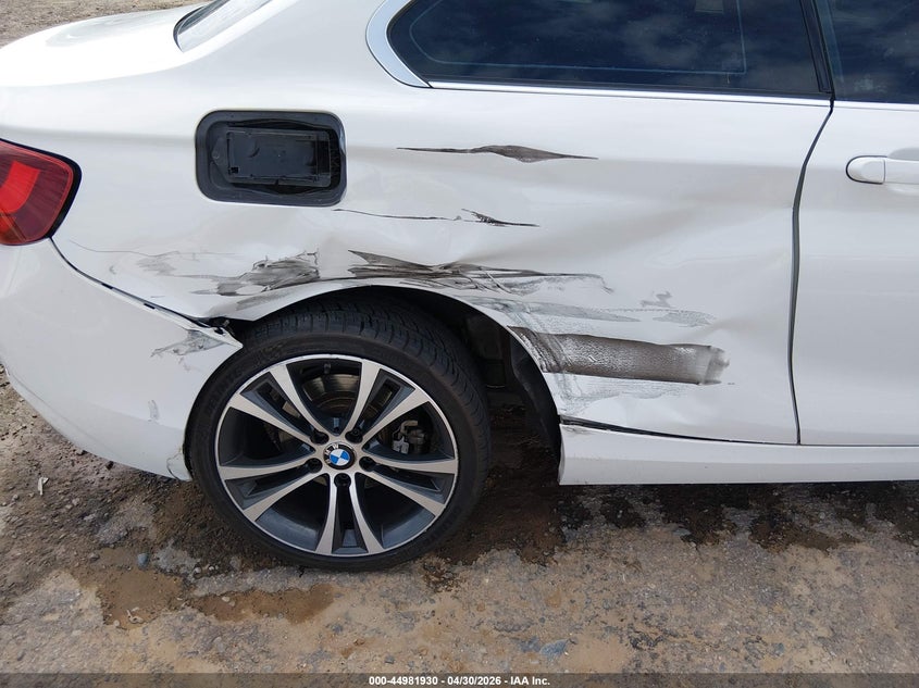 2014 BMW 2er VIN WBA1F5C50EV255374 IAAI salvage auction — RIGHT REAR, Salvage (New Mexico), sold $1,850 on 2026-07-13 (photo 6)